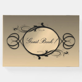 Visitas Libro de invitado de Boda Golden Mirror Fantasy