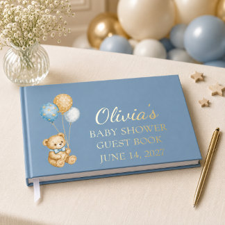 Visitas Libro de invitados de recuerdo para baby shower de