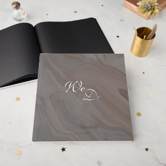 Visitas Libro de invitados para Boda elegante tema negro