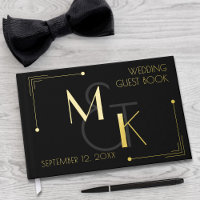 Libro de invitados para Bodas Gatsby del Relieve m