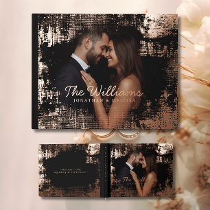 Visitas Libro de invitados Romantic Elegant Relieve metali