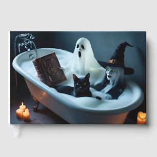 Visitas Libro de lecturas fantasma en bañera y burbuja de