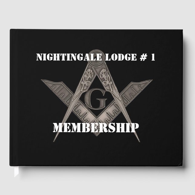 Visitas Libro de membresía de Freemason (Anverso)