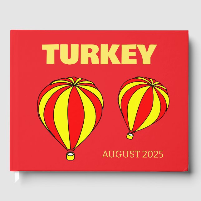 Visitas Libro de mesa de café de viaje a Turquía (Anverso)