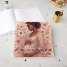 Libro de Recuerdos de Embarazo, Mujer Negra Embara