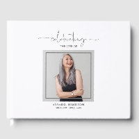 Libro de Recuerdos de Fotos de Caligrafía para Mem