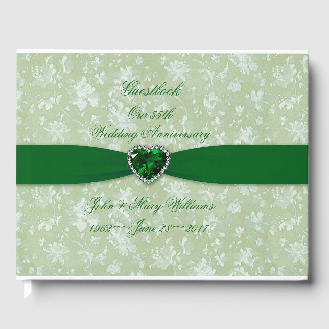 Visitas Libro del 55° Aniversario de la audaz Damask (Anverso)