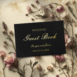 Visitas Lujoso libro de bodas de Relieve metalizado modern