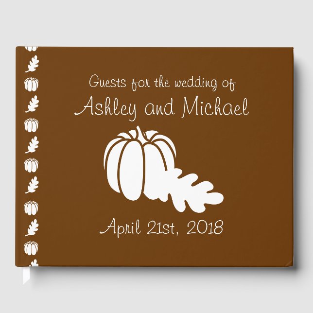 Visitas Parche de calabaza en un libro de chocolate (Anverso)