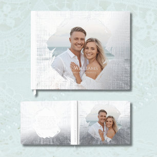 Visitas Relieve metalizado De Bodas De Playa Libro Elegant