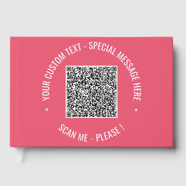 Visitas Su Personalizado de análisis de código QR Libro de (Anverso)
