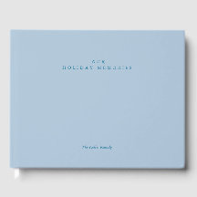 Tarjeta de vacaciones personalizada y libro de rec