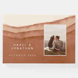 Visitas Terracotta Ombre | Libro de Bodas