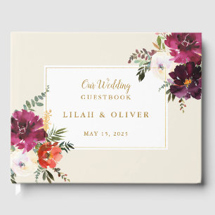 Visitas Wild Autumn Bouquet Libro de Bodas