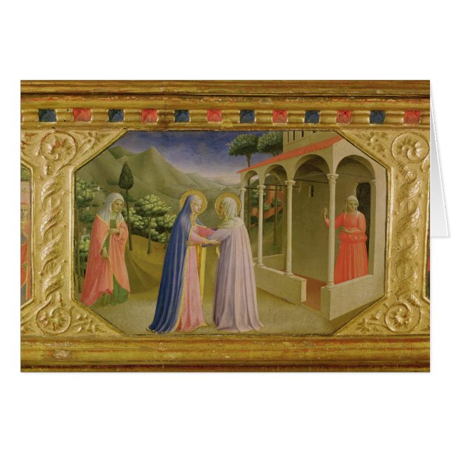 Visitation, del anuncio de la predela (Anverso (Horizontal))