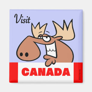 Visite el imán de refrigerador de Canadá