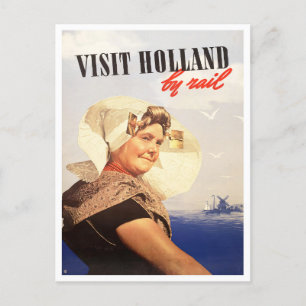 Visite Holanda en ferrocarril postal de viaje vint