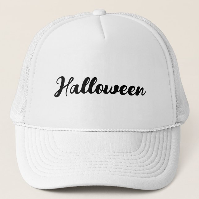 Visor de Halloween Gorra de Camionero Hermoso Bien (Anverso)