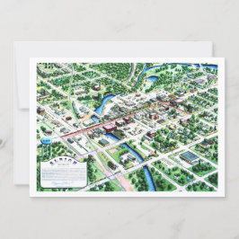 Vista aérea de Albion Michigan 1993