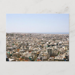 Vista aérea de Atenas, postal de Grecia