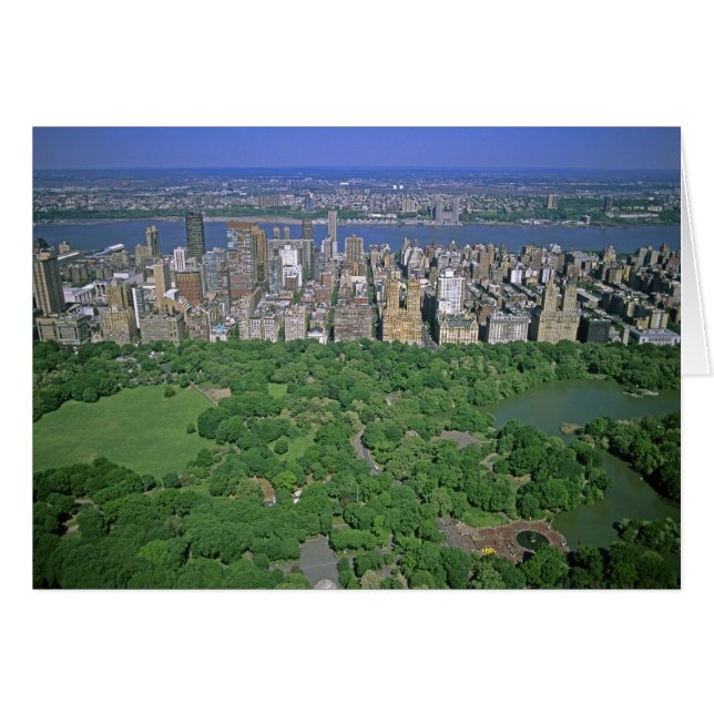 Vista aérea de Central Park y el lado oeste (Anverso (Horizontal))
