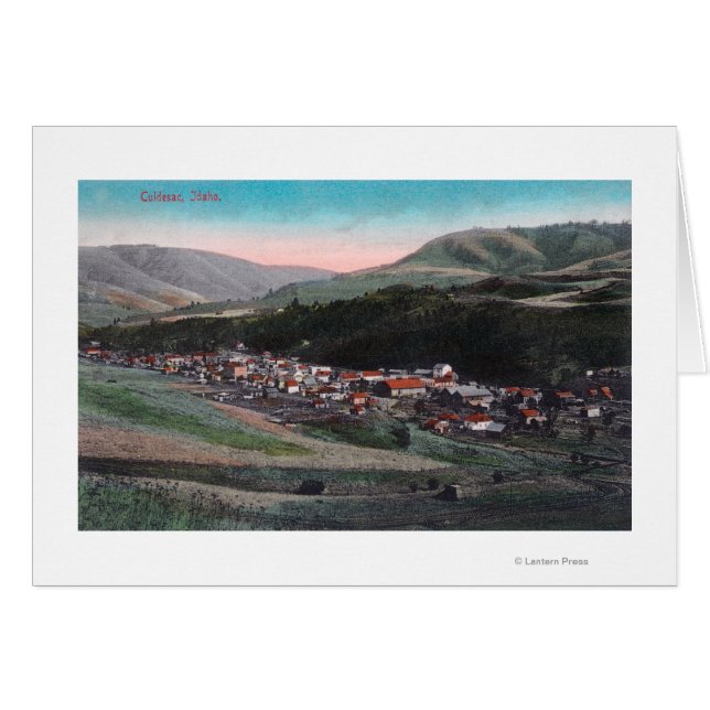 Vista aérea de CityCuldesac, ID (Anverso (Horizontal))