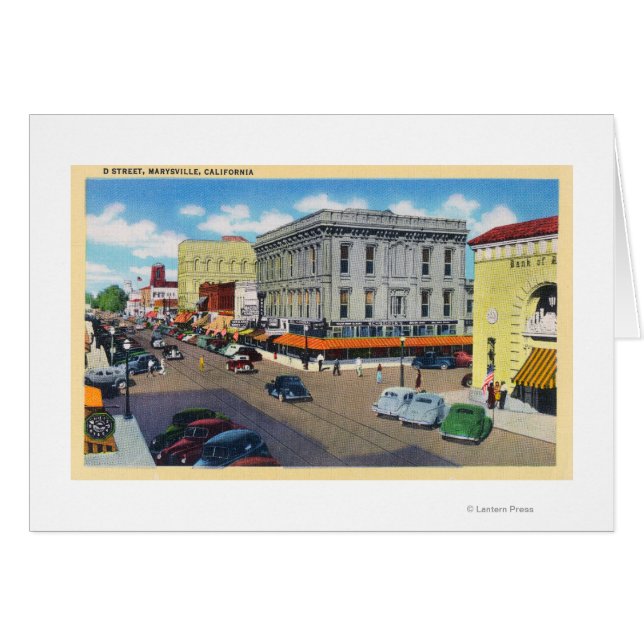 Vista aérea de la calle D (Anverso (Horizontal))