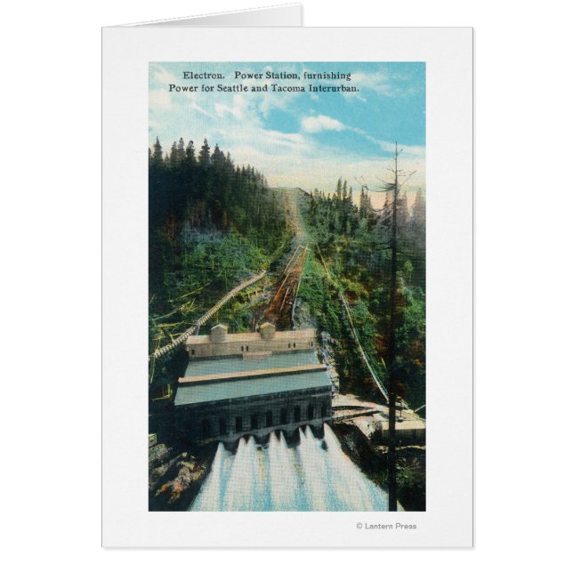 Vista aérea de la central eléctrica (Frente)