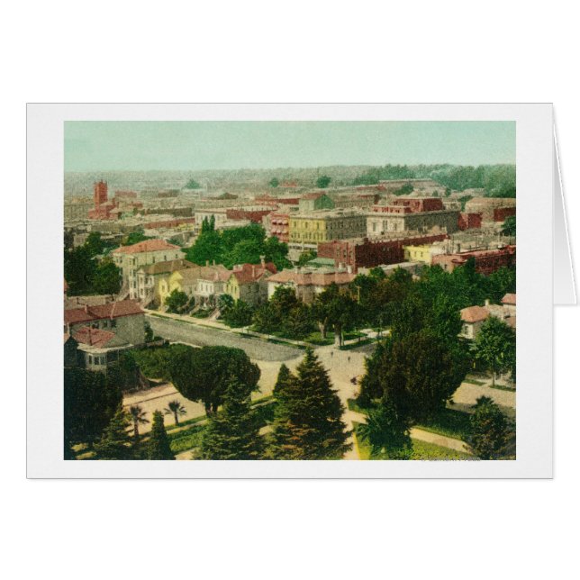 Vista aérea de la ciudad (Anverso (Horizontal))