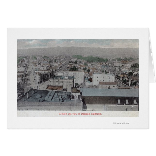 Vista aérea de la ciudad # 2Oakland, CA (Anverso (Horizontal))