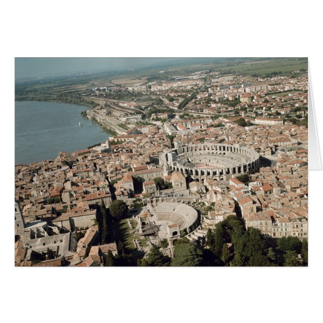 Vista aérea de la ciudad con (Anverso (Horizontal))