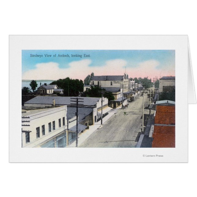 Vista aérea de la ciudad de Antioquía, CA (Anverso (Horizontal))