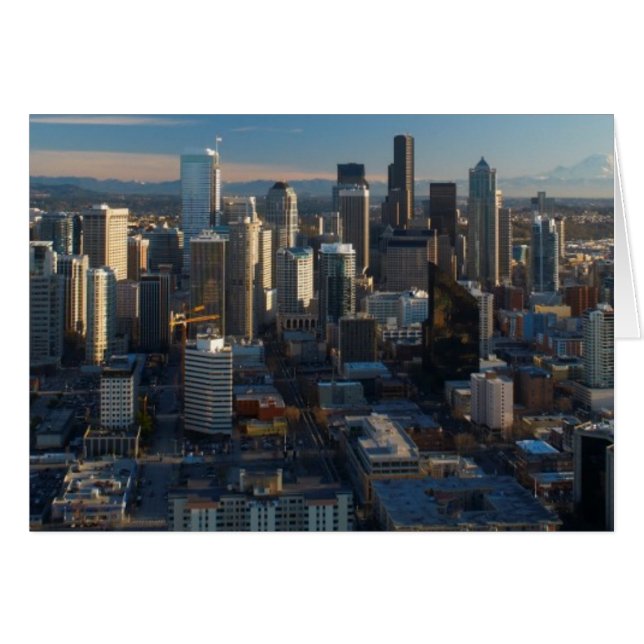 Vista aérea de la ciudad de Seattle (Anverso (Horizontal))