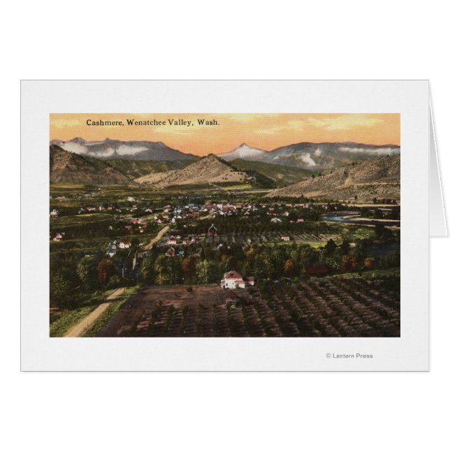 Vista aérea de la ciudad y el valle (Anverso (Horizontal))