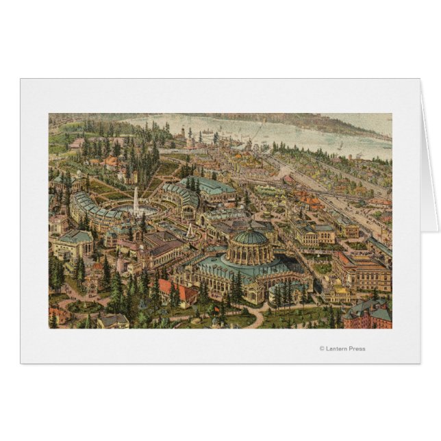 Vista aérea de la Expo del Pacífico del Yukón de A (Anverso (Horizontal))