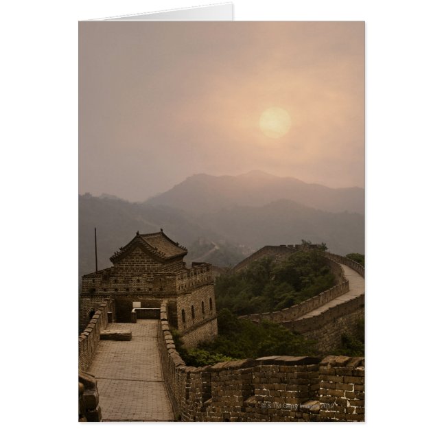 Vista aérea de la Gran Muralla China (Frente)