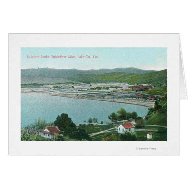 Vista aérea de la mina de plata rápida de los banc (Anverso (Horizontal))