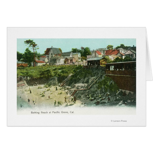 Vista aérea de la playa de baño (Anverso (Horizontal))