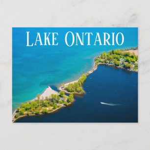 Vista aérea de la postal del lago Ontario - Grande