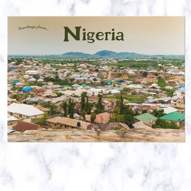 Vista aérea de la tarjeta postal de Abuja Nigeria (Subido por el creador)