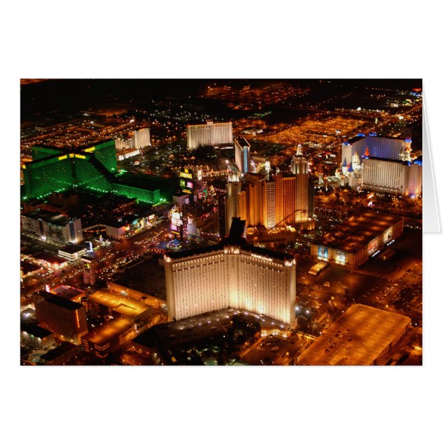 Vista aérea de Las Vegas desde un blimp (Anverso (Horizontal))