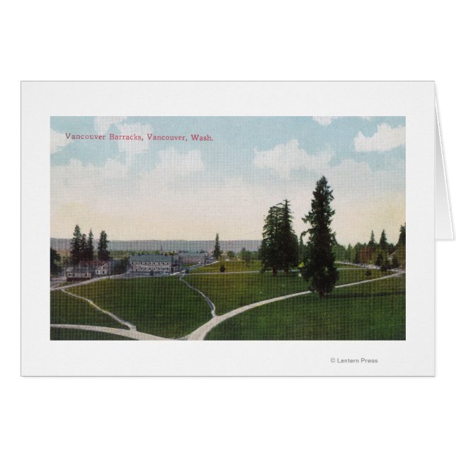 Vista aérea de los cuarteles de Vancouver (Anverso (Horizontal))