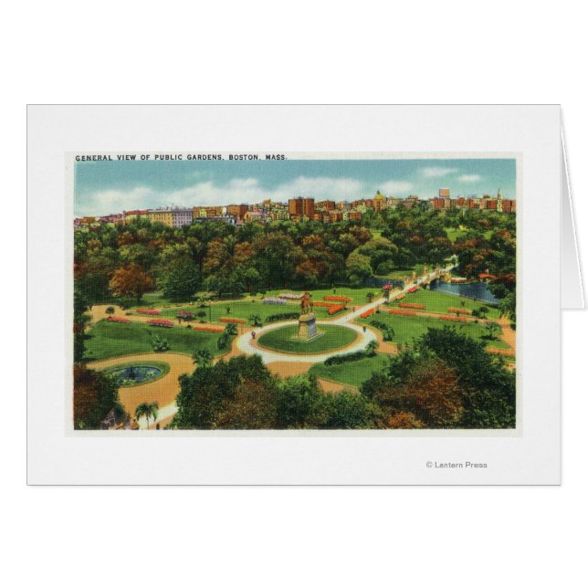 Vista aérea de los jardines públicos # 2 (Anverso (Horizontal))