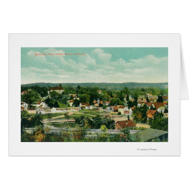 Vista aérea de los Robles CityPaso, CA (Anverso (Horizontal))
