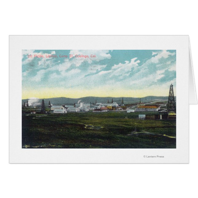 Vista aérea de los yacimientos petrolíferos del ca (Anverso (Horizontal))