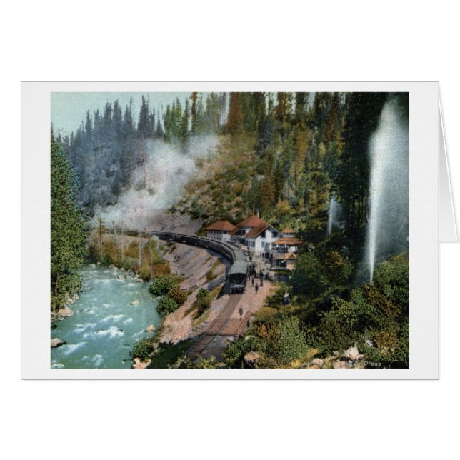 Vista aérea de una estación de tren (Anverso (Horizontal))