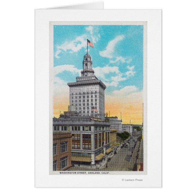 Vista aérea de Washington StreetOakland, CA (Frente)