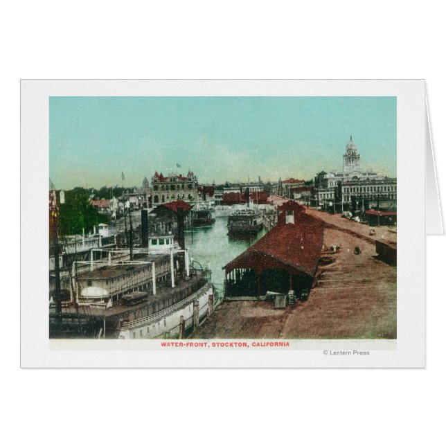 Vista aérea de WaterfrontStockton, CA (Anverso (Horizontal))