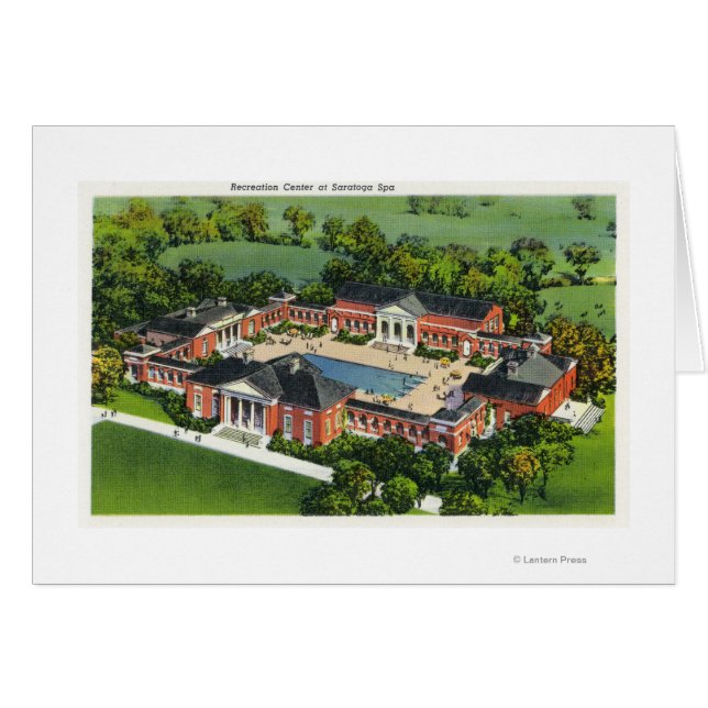 Vista aérea del centro de ocio Saratoga Spa (Anverso (Horizontal))