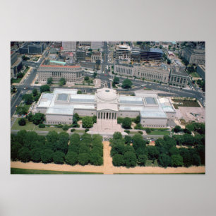 Vista aérea del National Gallery del arte